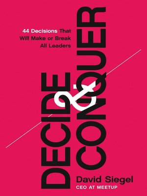 cover image of Decide and Conquer